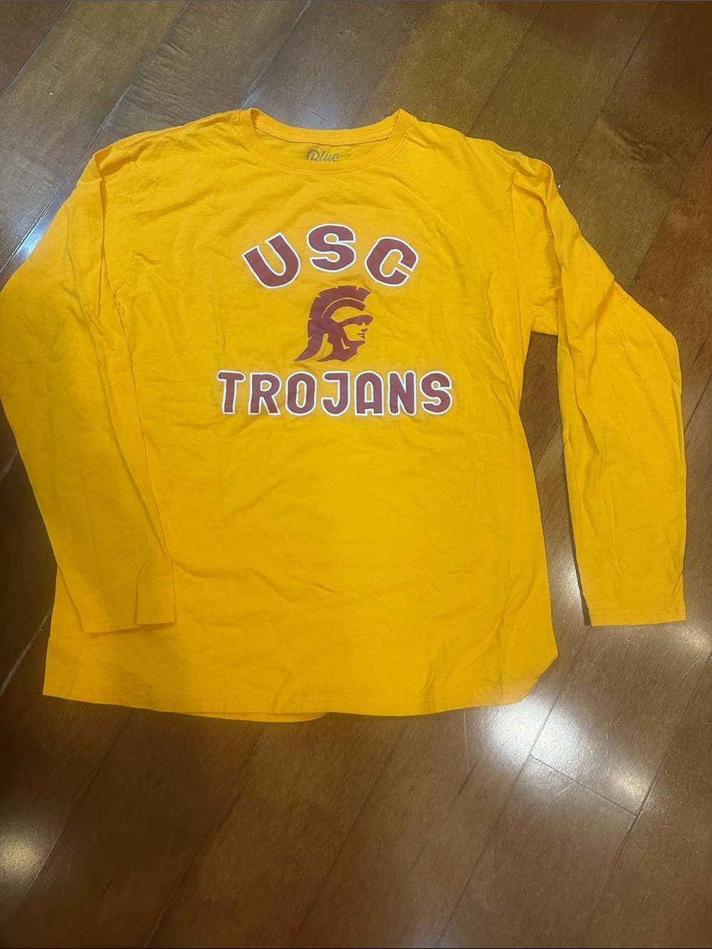 Blue 84 USC Trojans Gold Long Sleeve Shirt
